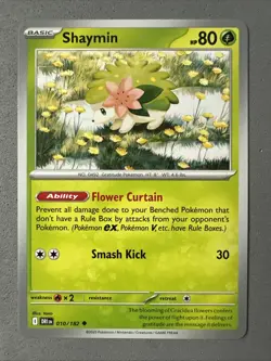 Pokemon TCG * Destined Rivals 010/182 Shaymin Uncommon * UNG NM FRESH PACK - Image 1
