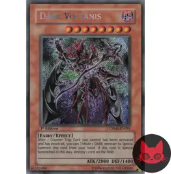 Yugioh Dark Voltanis CRMS-EN081 Secret Rare 1st Edition LP - Image 1