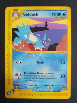 Golduck 50B/147 - Aquapolis Set - Pokemon Card - Excellent Condition - Image 1