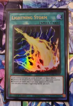 Lightning Storm - MAMA-EN089 - Ultra Rare 1st Edition - Near Mint Yugioh Card - Image 1