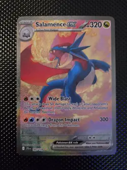 Pokemon TCG Salamence EX Journey Together Special Illustration Rare Card 187/159 - Image 1
