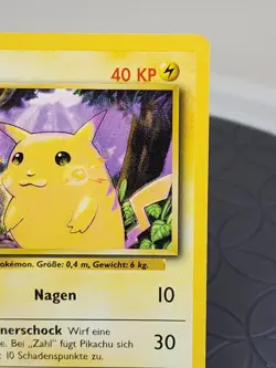 Pokemon Pikachu TCG Base Set 1st Edition Common Card 58/102 German - Image 3