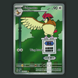 Pidgeotto 208/197 SV03: Obsidian Flames Illustration Rare 2023 Pokemon Card NM - Image 1