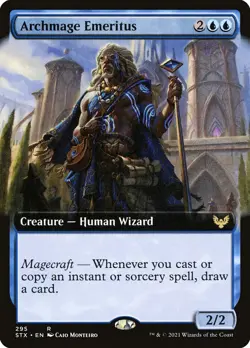 MTG Archmage Emeritus (295/447) Strixhaven School of Mages NM - Image 1