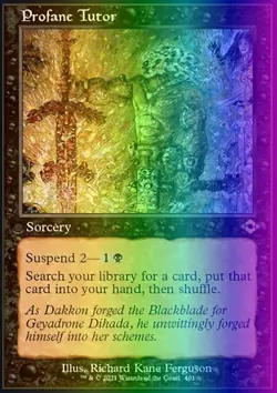 MTG Profane Tutor (401e/765) Modern Horizons 2 LP FOIL- ETCHED - Image 1