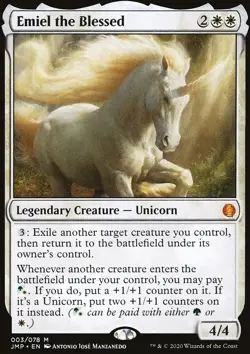 MTG Magic the Gathering Emiel the Blessed (3/496) Jumpstart NM - Image 1