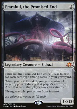 MTG Magic the Gathering Emrakul, the Promised End (6/234) Eldritch Moon NM - Image 1