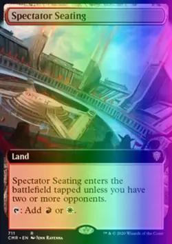MTG Magic the Gathering Spectator Seating (711/794) Commander Legends NM FOIL - Image 1