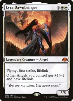 MTG Magic the Gathering Lyra Dawnbringer (13/520) Dominaria Remastered NM - Image 1