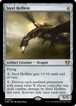 MTG Magic the Gathering Steel Hellkite (975/1173) Commander Masters NM - Image 1