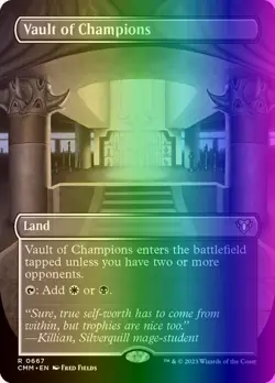 MTG Magic the Gathering Vault of Champions (667/1173) Commander Masters NM FOIL - Image 1