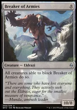 MTG Magic the Gathering Breaker of Armies (3/313) Battle for Zendikar LP - Image 1