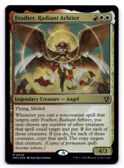Feather, Radiant Arbiter NM Commander: Murders at Karlov Manor 0006 MTG Foil - Image 1