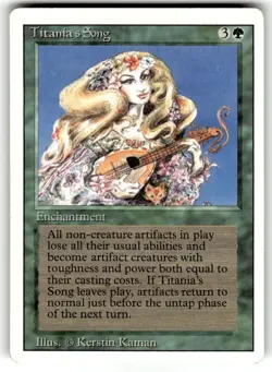 Titania's Song Revised Edition Regular MTG - Image 1