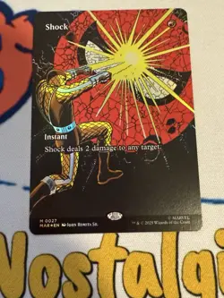 2025 MTG Shock - 0027 - M - Borderless - Foil - Marvel's Spider-Man - Image 1
