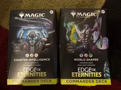 Set of 2 Commander Decks Edge of Eternities EOE MTG New Sealed Magic The Gather - Image 1