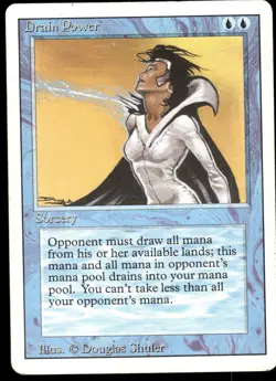 1x Drain Power - Revised Edition - LP - MTG - Image 1