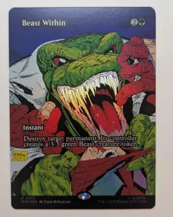 MTG, Beast Within (#0033), Marvel's Spider-Man, Foil, NM Full Art - Mythic - Image 3