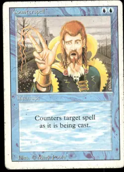 1x Counterspell - Revised Edition - HP - MTG - Image 1
