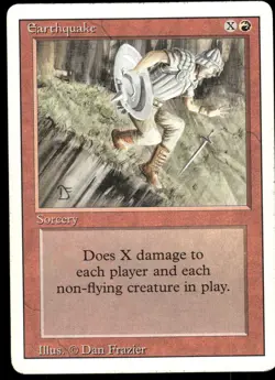 1x Earthquake - Revised Edition - MP - MTG - Image 1