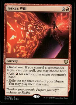 1x Jeska's Will - Commander Legends - NM - MTG - Image 1