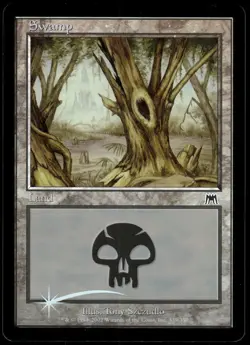 1x Foil Swamp (339) - Onslaught - NM - MTG - Image 1