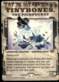1x Tinybones, the Pickpocket (Showcase) - Outlaws of Thunder Junction - NM - MTG - Image 1