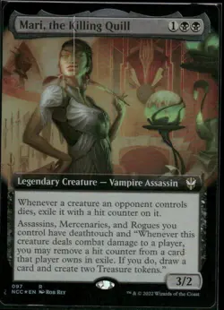 MTG - Mari, the Killing Quill (Extended Art) - Commander: Streets - Foil NM - Image 1