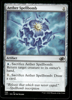 4 x Aether Spellbomb - Jumpstart 2022 NM-Mint - MTG - Image 1
