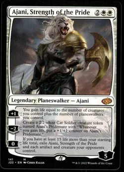 1x Ajani, Strength of the Pride - Jumpstart 2022 NM-Mint - MTG - Image 1