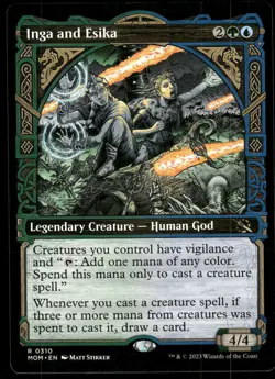 1x Inga and Esika (Showcase) - March of the Machine - NM - MTG - Image 1