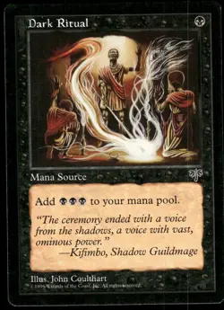 1x Dark Ritual - Mirage - LP - MTG - Image 1
