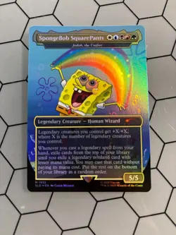 MTG | SpongeBob SL | SpongeBob SquarePants (1932) | 🌈🌟Rainbow Foil 🌟🌈 - Image 1