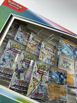 Pokemon Lucario Ex Tyranitar Ex Premium Collection Prismatic Evolution - Image 5
