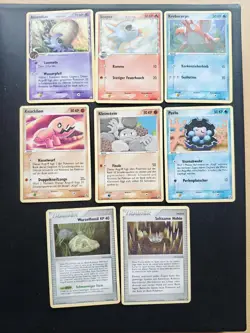 8x Vintage Non Holo Pokemon Karten Sammlung | DE | Verschiedene Sets - Image 1