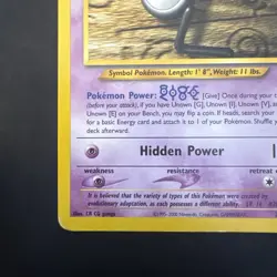 Pokemon Vintage Non-Holo Rare Unown (G) 27/105 Neo Destiny WotC - Image 5
