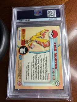 2000 Topps Pokemon TV #146 Moltres Animation Series 3 PSA 9 MINT - Image 2
