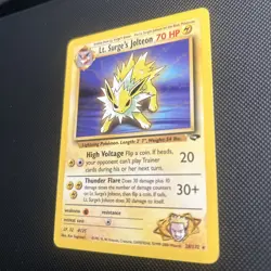 Lt. Surge’s Jolteon, Pokemon Gym Challenge (2000), VLP/NM - Image 2