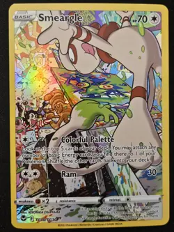 Smeargle TG10/TG30 SWSH Silver Tempest Trainer Gallery Holo Rare Pokemon 2022 NM - Image 1