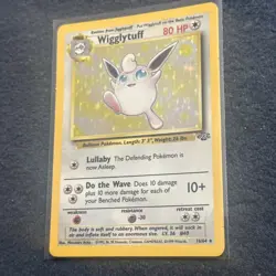 Pokemon TCG Wigglytuff 16/64 Jungle Holo Rare Vintage LP - Image 3