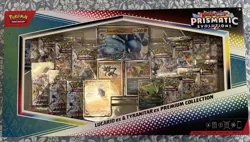 Pokemon TCG Prismatic Evolutions Lucario ex & Tyranitar ex Premium Collection - Image 1