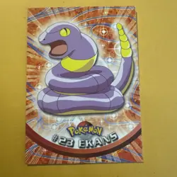 #23 Ekans , Pokemon TCG Red Logo Topps TV Animation Edition, Reg, NM - Image 1