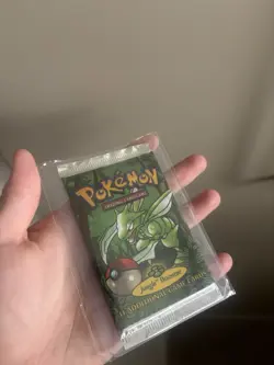 Pokemon TCG vintage WOTC jungle booster pack scyther artwork - Image 3
