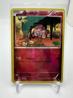 Pokemon - Snubbull - 68/124 - REVERSE HOLO - XY - Fates Collide - NM/M - Image 1