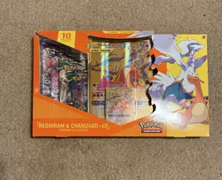 Pokemon TCG Reshiram & Charizard-GX Factory Sealed Premium Collection Box - Image 1
