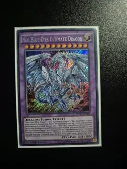 Yu-Gi-Oh Neo Blue-Eyes Ultimate Dragon MVP1-ENS01 Secret Rare - Image 1