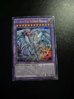 Yu-Gi-Oh Neo Blue-Eyes Ultimate Dragon MVP1-ENS01 Secret Rare - Image 2