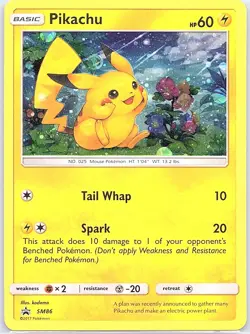 Pikachu SM86 Holo SM Promos - Pokemon Card - NM - Image 1