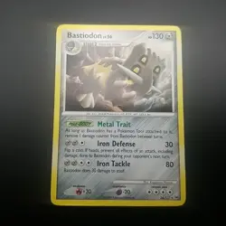 BASTIODON 20/127 - Non-Holo RARE - PLATINUM 2009 - NINTENDO Pokemon Card - LP - Image 1