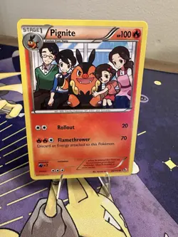 Pokemon Pignite TCG Legendary Treasures 26/113 Regular Uncommon Card MP - Image 1